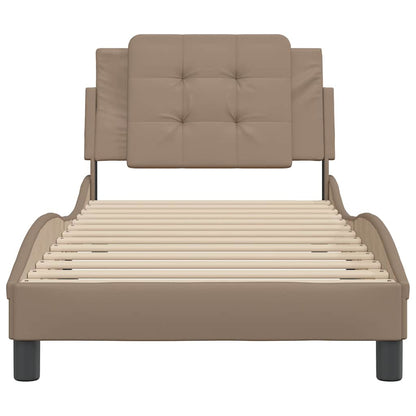 Bettgestell ohne Matratze "Zadar" Cappuccino-Braun 100x200 cm