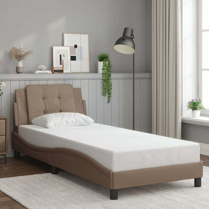 Bettgestell ohne Matratze "Zadar" Cappuccino-Braun 100x200 cm
