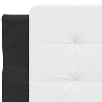 Bettgestell ohne Matratze "Zadar" Schwarz und Weiß 100x200 cm