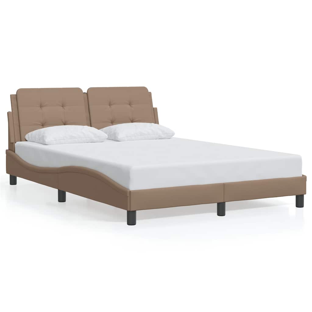 Bettgestell ohne Matratze "Zadar" Cappuccino-Braun 120x200 cm