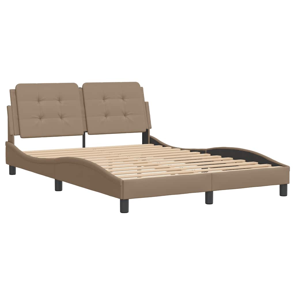 Bettgestell ohne Matratze "Zadar" Cappuccino-Braun 120x200 cm
