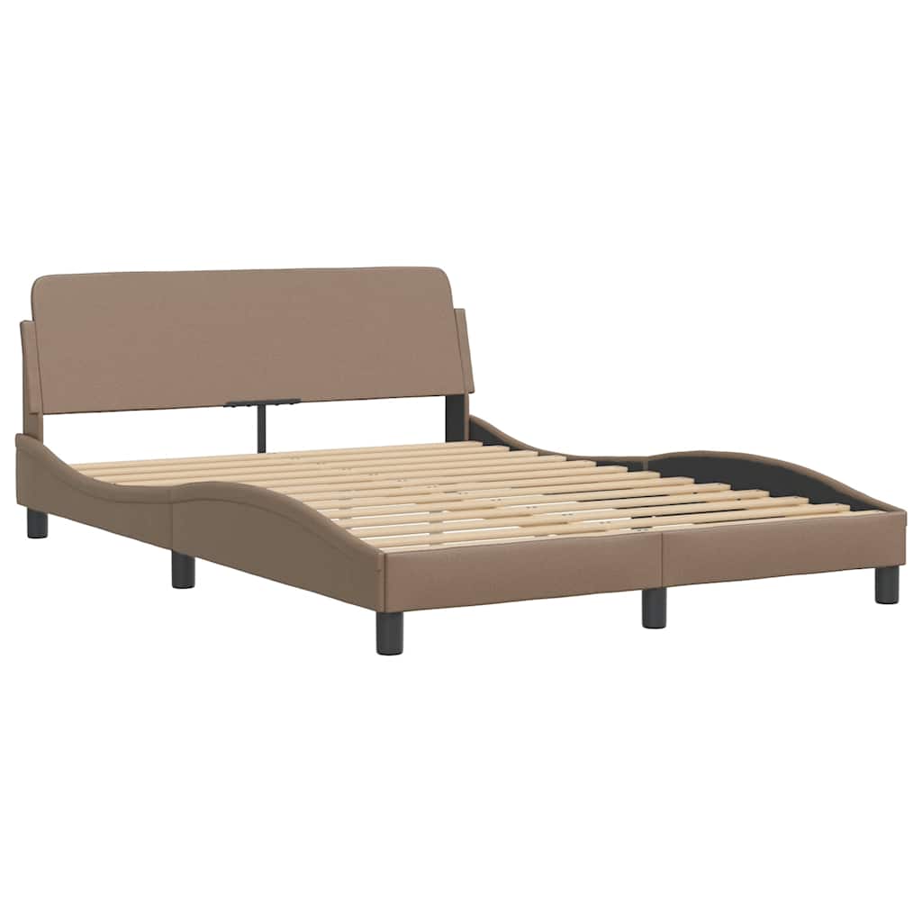 Bettgestell ohne Matratze "Zadar" Cappuccino-Braun 120x200 cm