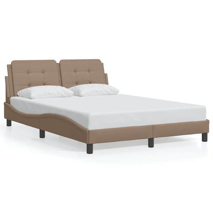 Bettgestell ohne Matratze "Zadar" Cappuccino-Braun 140x200 cm