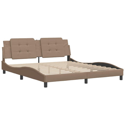 Bettgestell ohne Matratze "Zadar" Cappuccino-Braun 180x200 cm