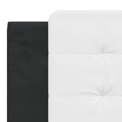 Bettgestell ohne Matratze "Zadar" Schwarz und Weiß 180x200 cm