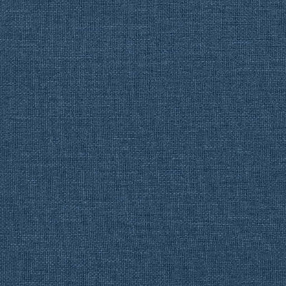 Bett mit Matratze "Dover" Blau 90x190 cm Stoff