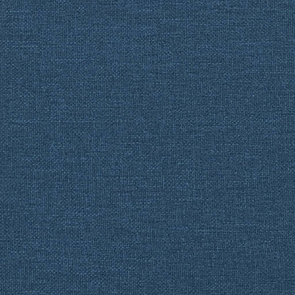 Bett mit Matratze "Dover" Blau 100x200 cm Stoff
