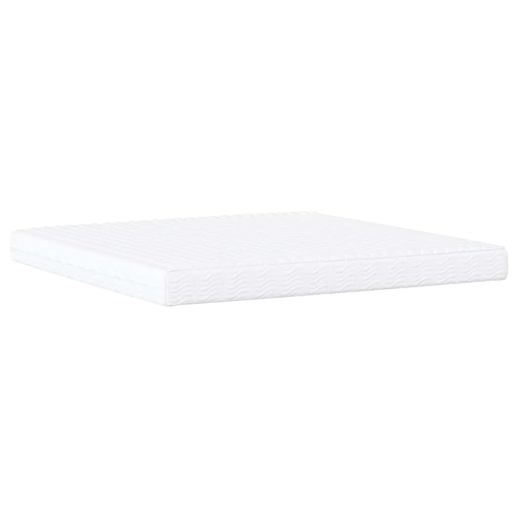 Bett mit Matratze "Dover" Dunkelgrau 200x200 cm Stoff