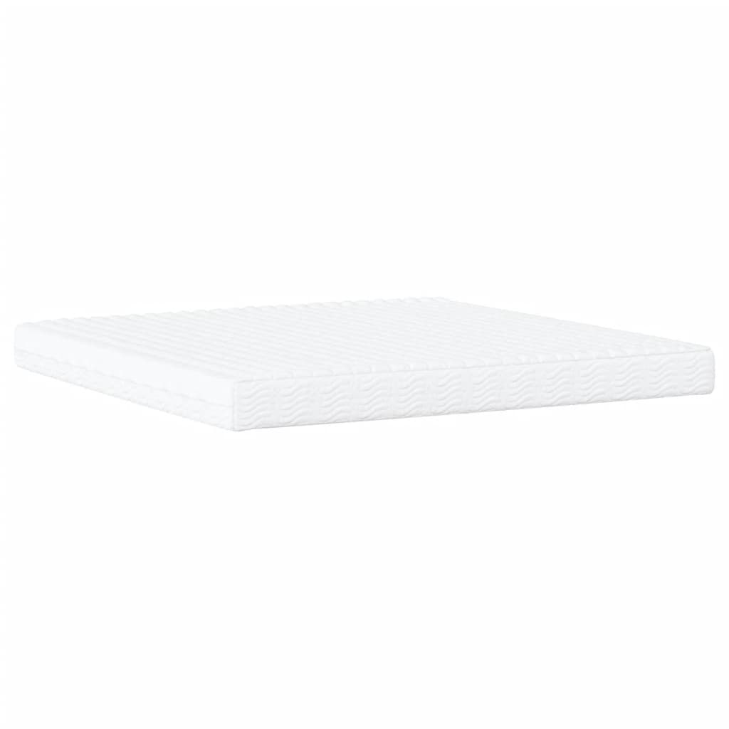 Bett mit Matratze "Dover" Dunkelbraun 200x200 cm Stoff