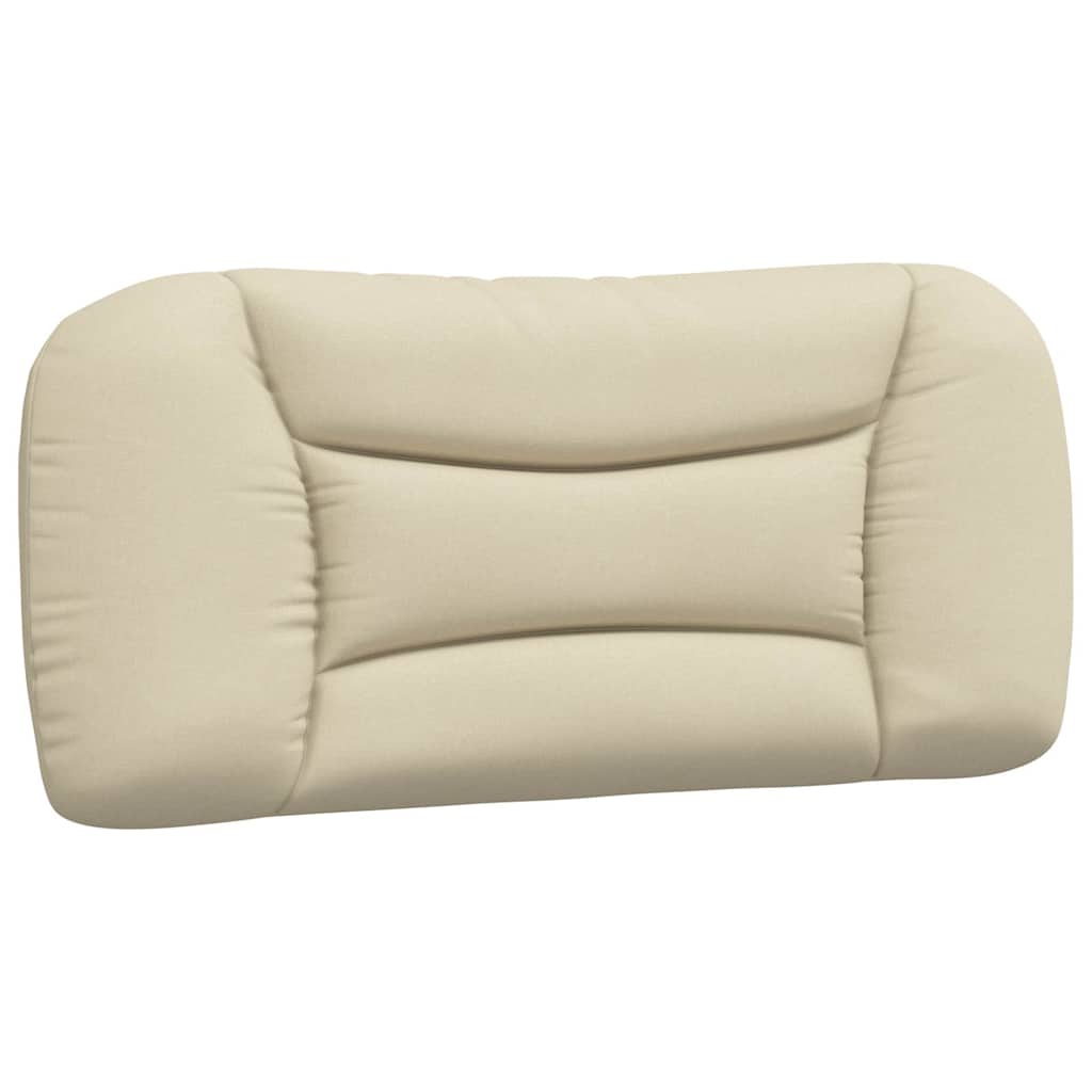 Bett mit Matratze "Hvar" Creme 80x200 cm Stoff