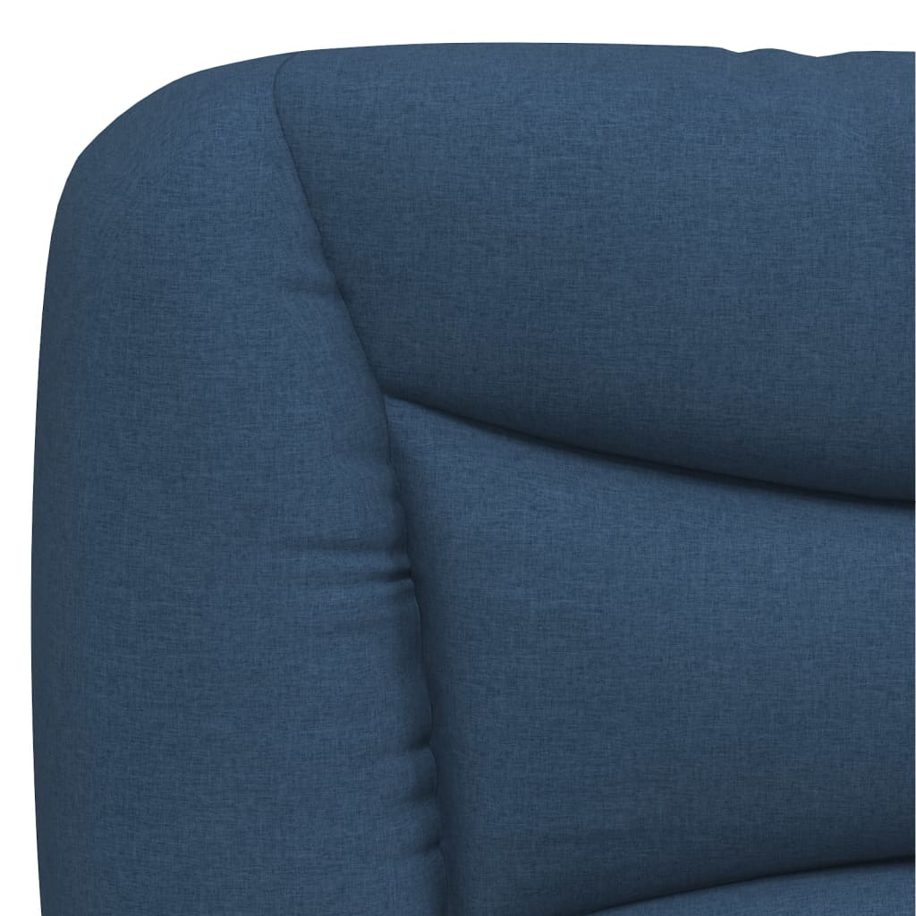 Bett mit Matratze "Hvar" Blau 80x200 cm Stoff