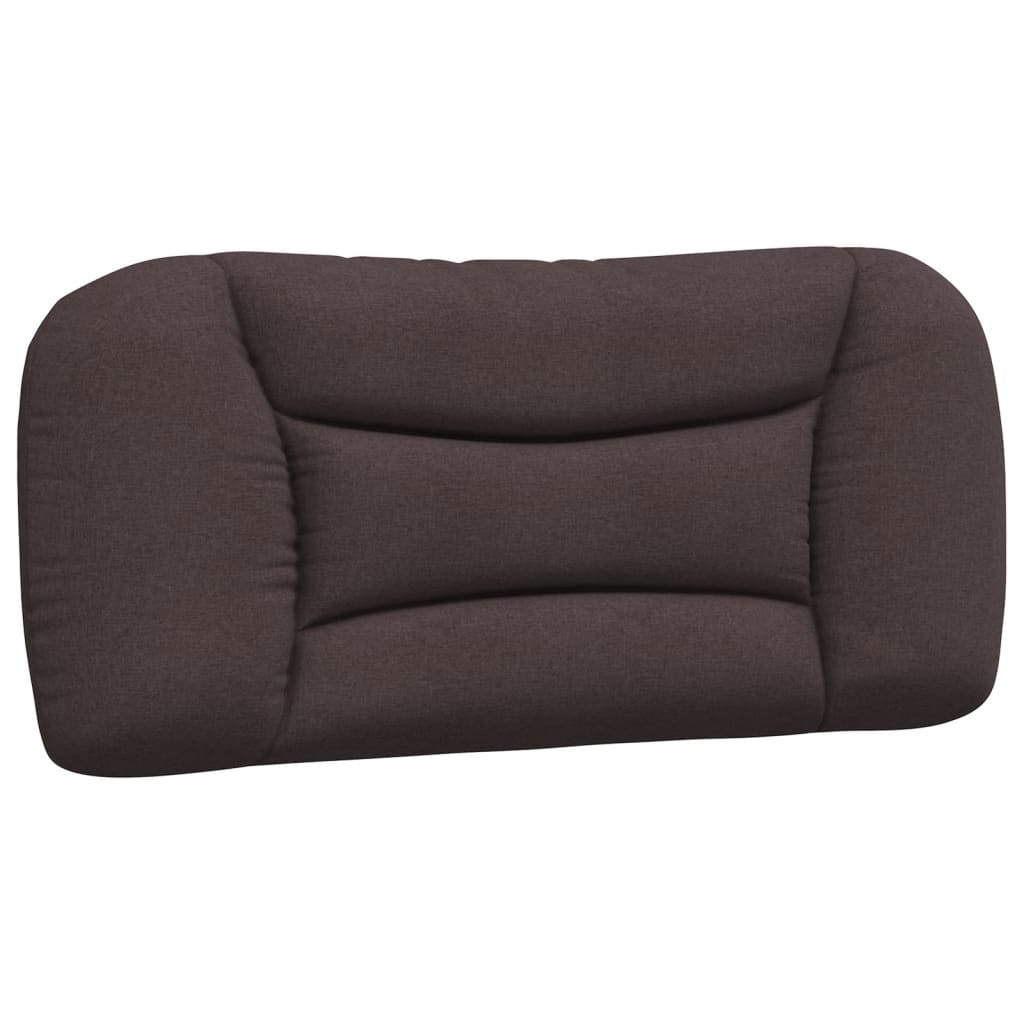 Bett mit Matratze "Hvar" Dunkelbraun 90x190 cm Stoff