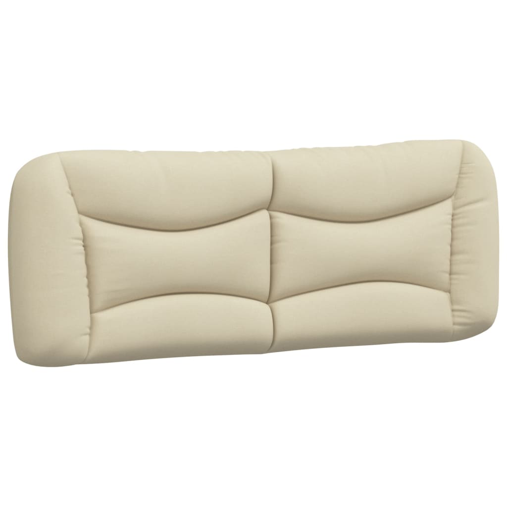 Bett mit Matratze "Hvar" Creme 140x200 cm Stoff
