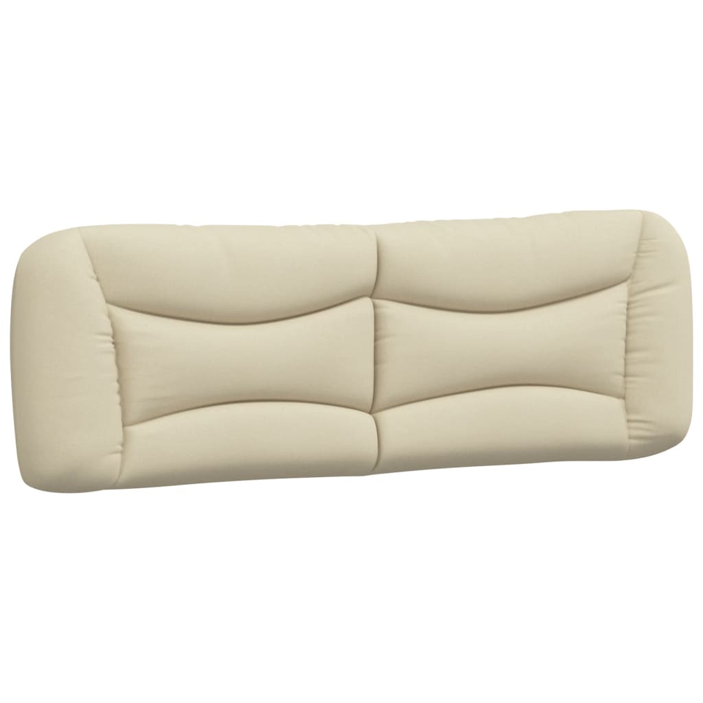 Bett mit Matratze "Hvar" Creme 160x200 cm Stoff