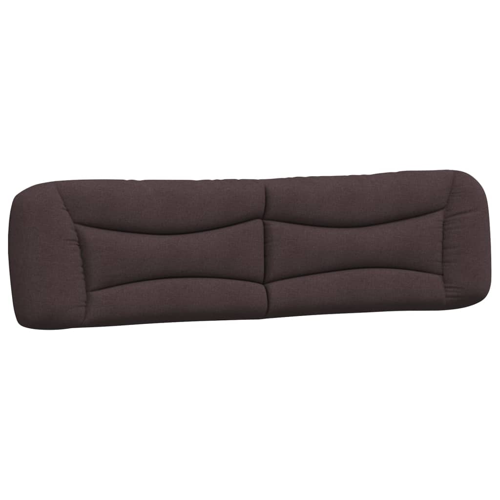Bett mit Matratze "Hvar" Dunkelbraun 200x200 cm Stoff