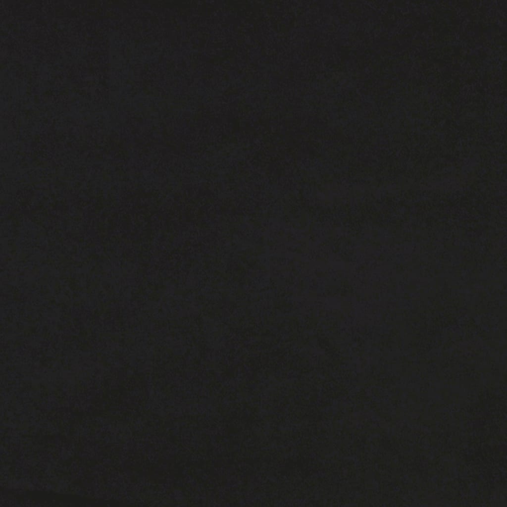 Bed with mattress black 100x200 cm velvet