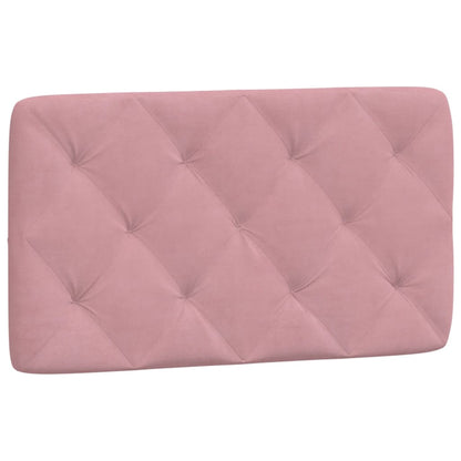 Bett mit Matratze Rosa 90x200 cm Samt