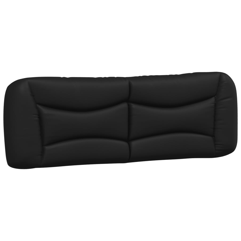 Lit avec matelas "Hvar" Noir 160x200 cm simili cuir