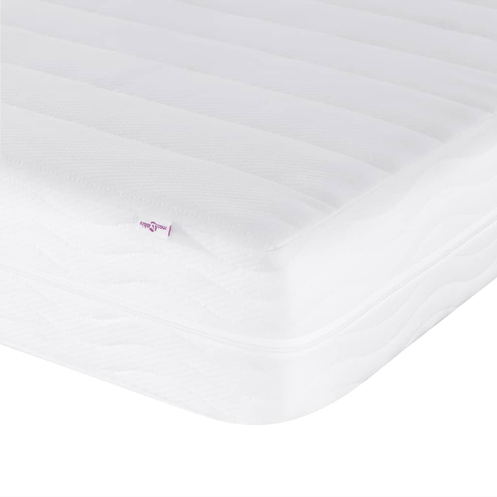 Bett "Viana" mit Matratze Grau 80x200 cm Kunstleder