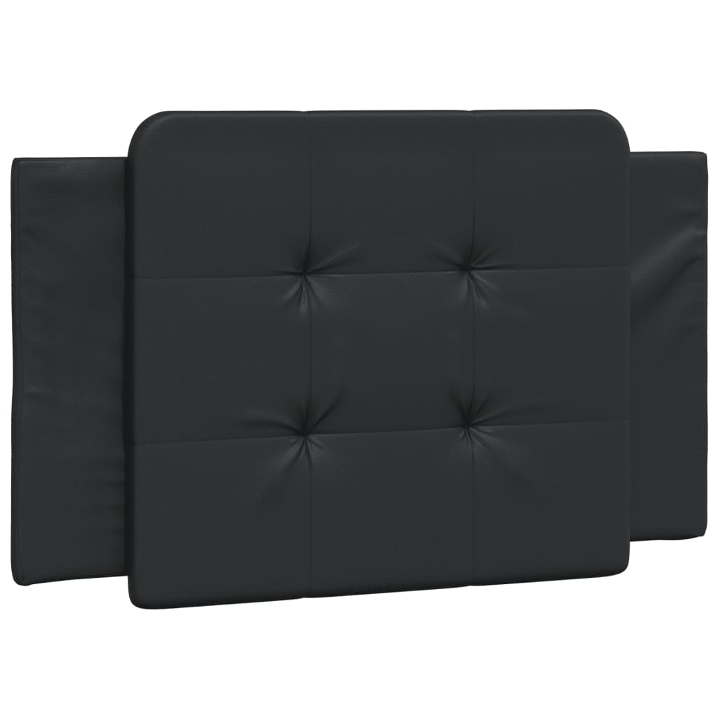 Bett mit Matratze Zadar Schwarz 90x190 cm Kunstleder