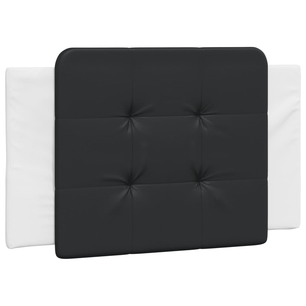 Bett mit Matratze Zadar Weiß und Schwarz 90x190 cm