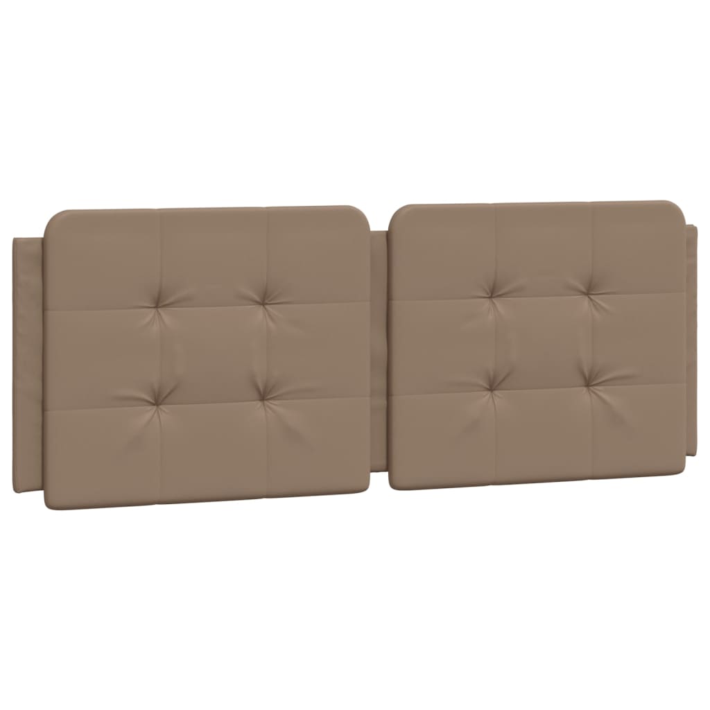 Bett mit Matratze Zadar Cappuccino-Braun 160x200 cm Kunstleder