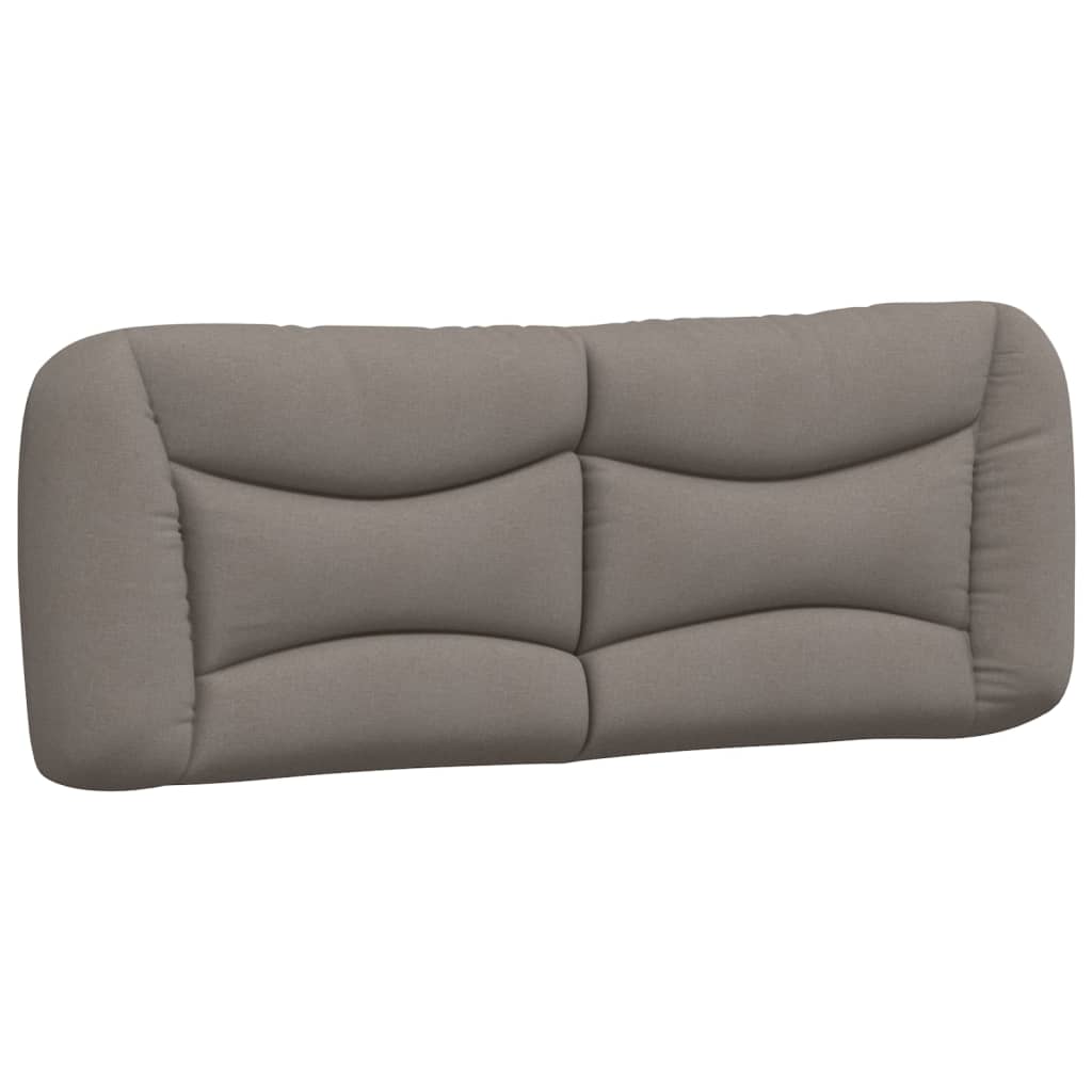 Bettgestell mit LED ohne Matratze "Hvar" Taupe 180x200 cm Stoff