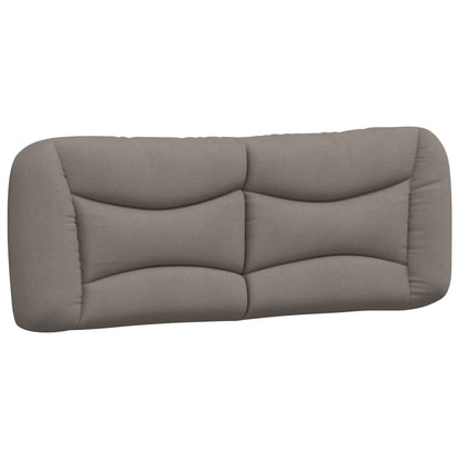 Bettgestell mit LED ohne Matratze "Hvar" Taupe 180x200 cm Stoff
