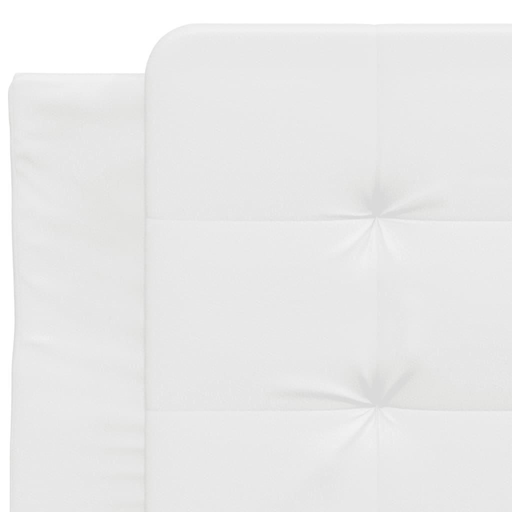 Bettgestell mit LED ohne Matratze "Zadar" Weiß 90x200 cm