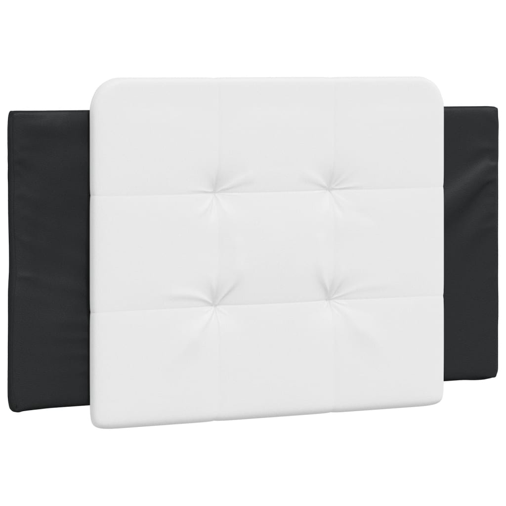 Bettgestell mit LED ohne Matratze Zadar Schwarz&Weiß 100x200cm