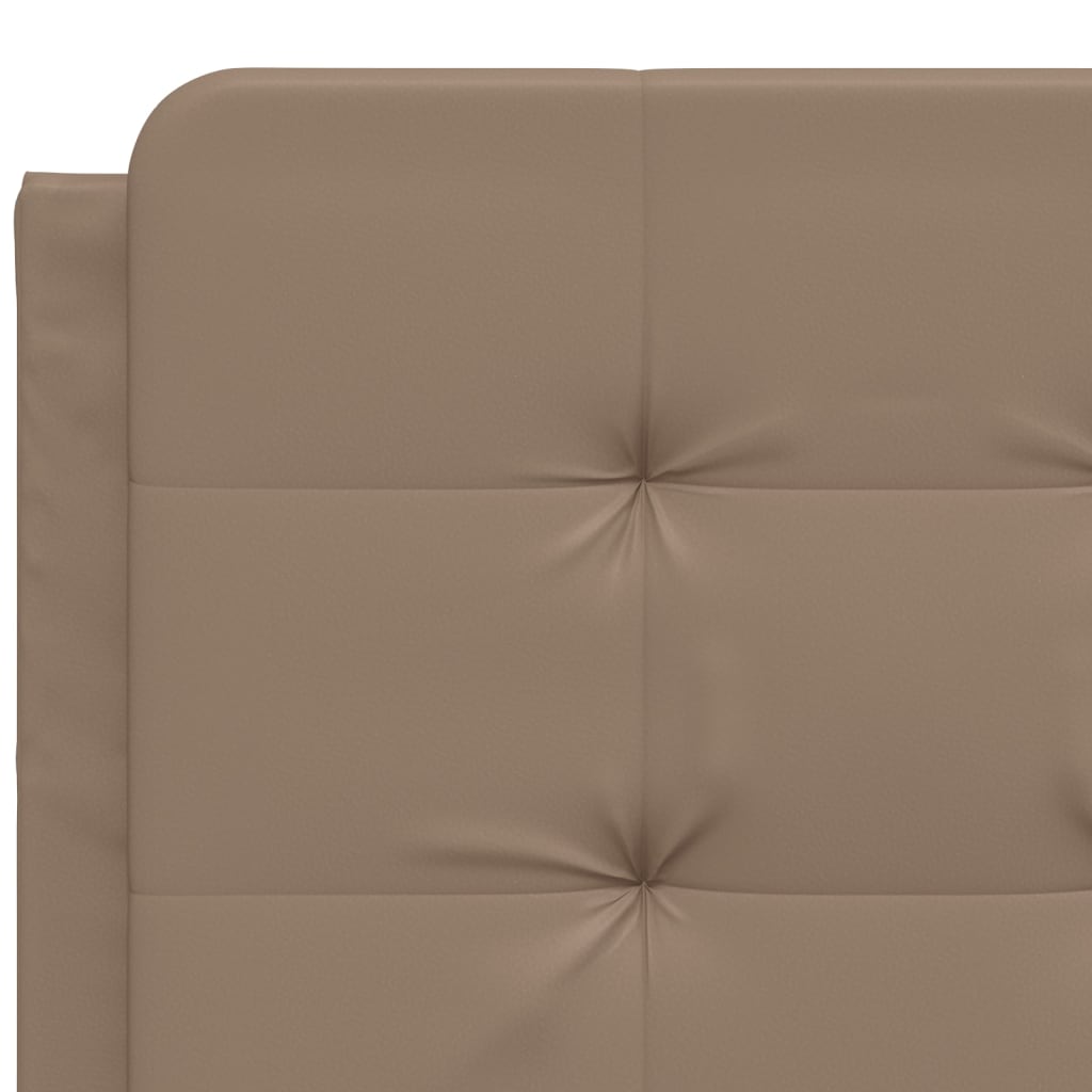 Bettgestell mit LED ohne Matratze Zadar Cappuccino 140x200cm