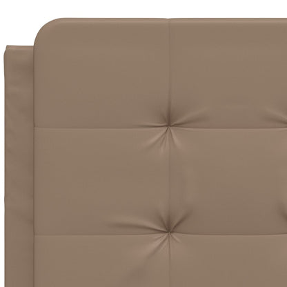Bettgestell mit LED ohne Matratze Zadar Cappuccino 140x200cm