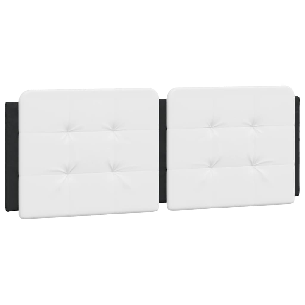Bettgestell mit LED ohne Matratze Zadar Schwarz&Weiß 140x200cm