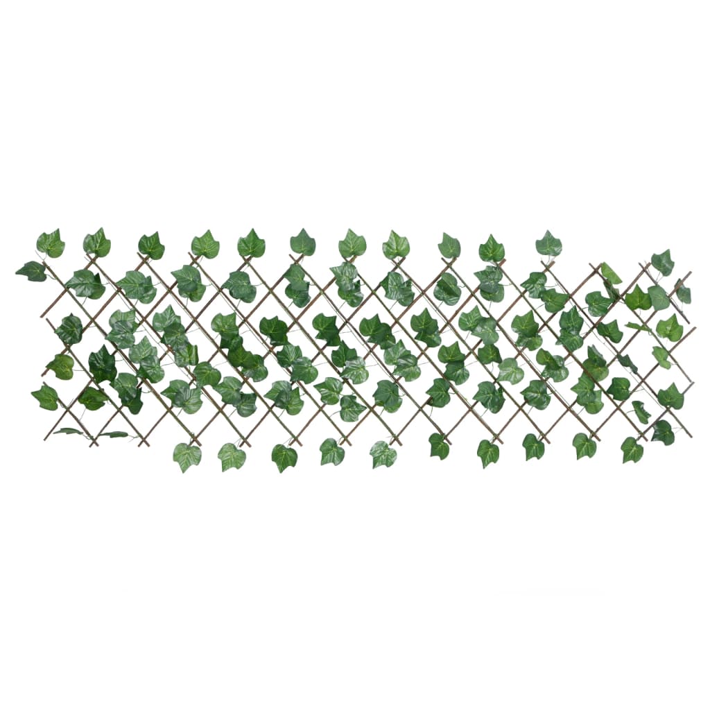 Treillis avec feuilles de vigne artificielles 5 pièces extensible 190x60cm.