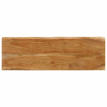 Bank Baumkante 105 cm Massivholz Akazie