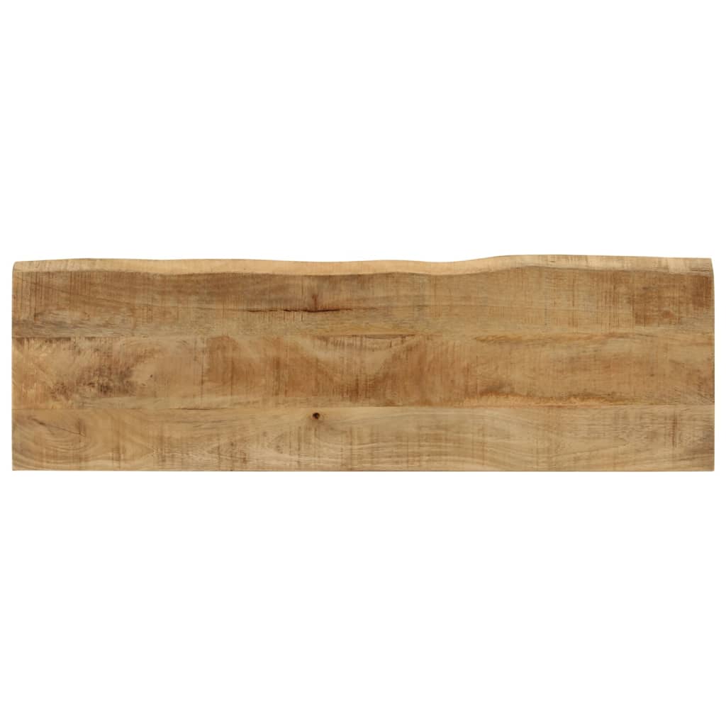 Bank Baumkante 105 cm Massivholz Mango