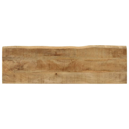 Bank Baumkante 105 cm Massivholz Mango