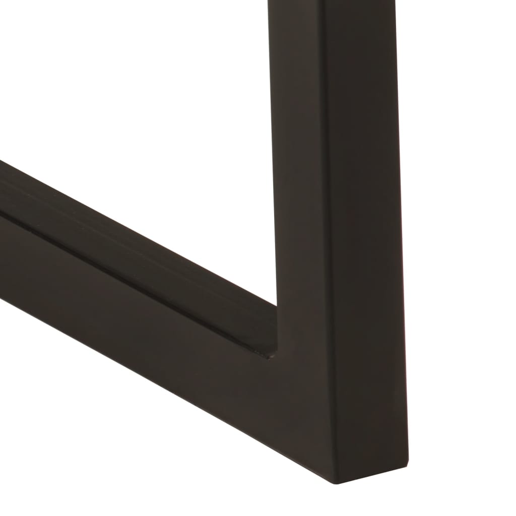 Bank Baumkante 105 cm Massivholz Mango