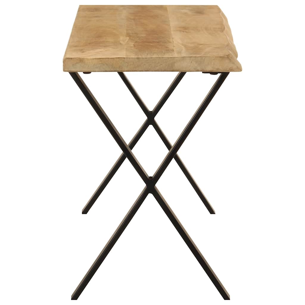 Bank Baumkante 105 cm Massivholz Mango