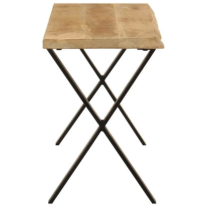 Bank Baumkante 105 cm Massivholz Mango