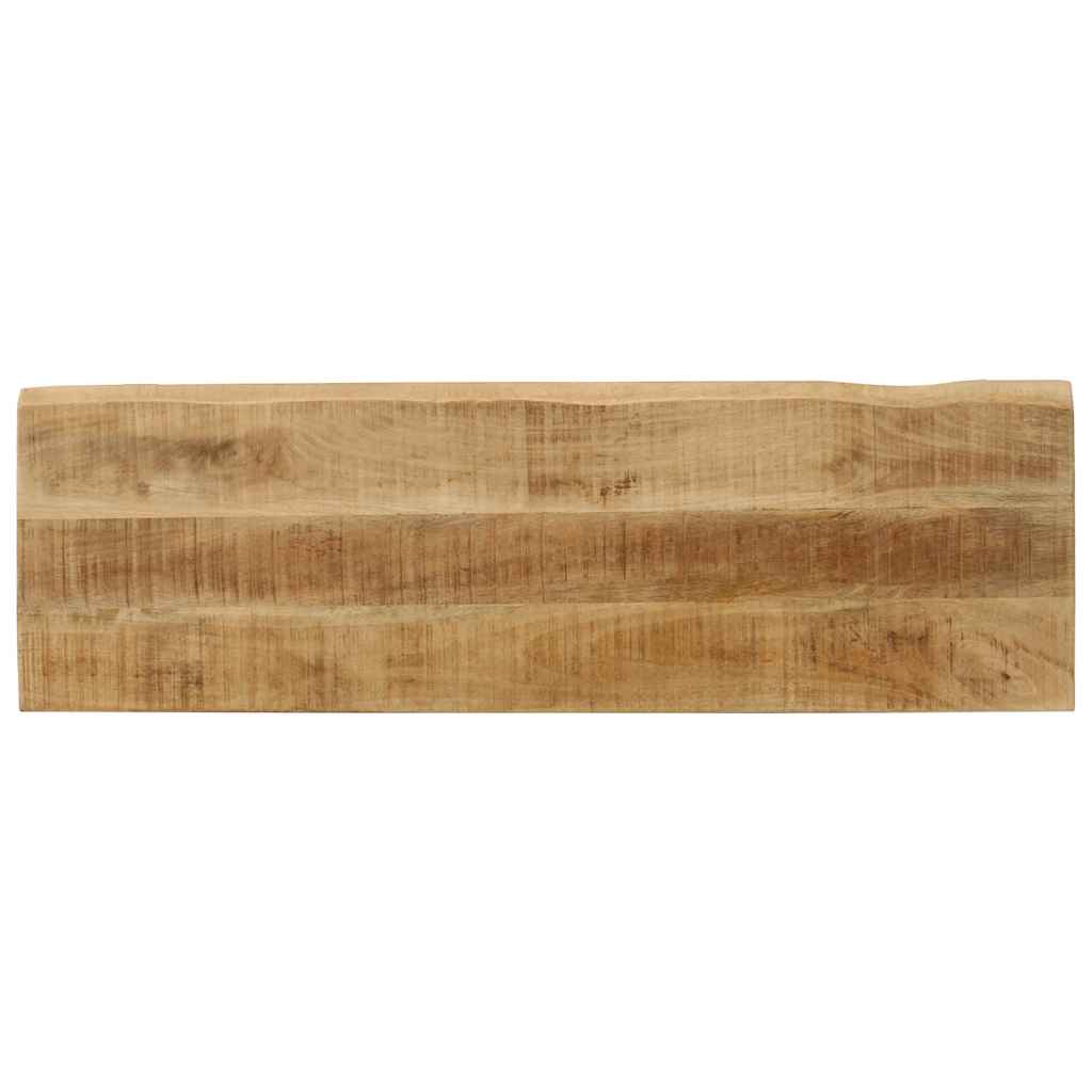Bank Baumkante 105 cm Massivholz Mango