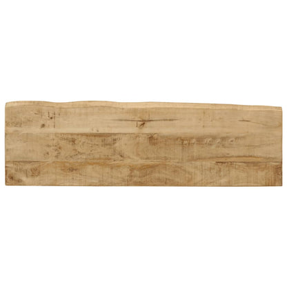 Konsolentisch mit Baumkante 105x33x76 cm Massivholz Mango