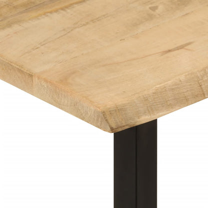 Konsolentisch mit Baumkante 105x33x76 cm Massivholz Mango