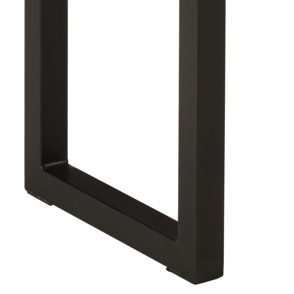 Konsolentisch mit Baumkante 105x33x76 cm Massivholz Mango