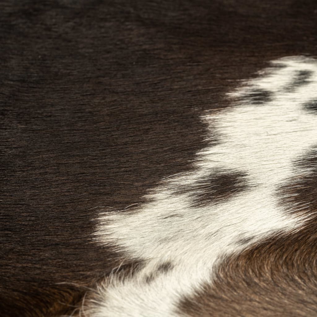 Carpet Genuine Cowhide Black 180x220 cm