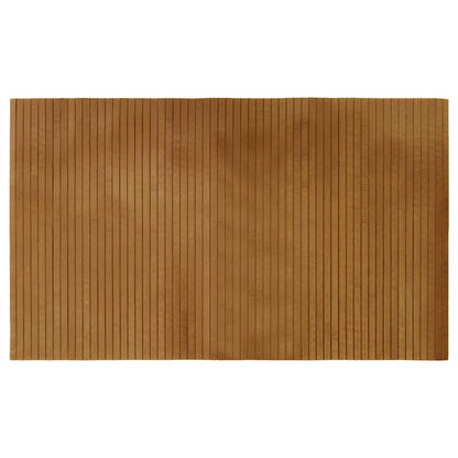 Teppich Rechteckig Braun 60x100 cm Bambus