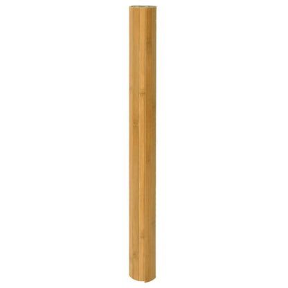 Teppich Rechteckig Natur 60x200 cm Bambus