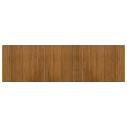 Teppich Rechteckig Braun 60x200 cm Bambus