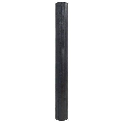 Teppich Rechteckig Grau 60x200 cm Bambus