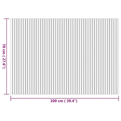 Teppich Rechteckig Natur 70x200 cm Bambus